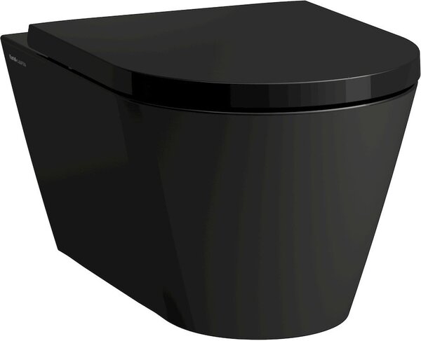 Laufen Kartell vas wc agăţat fără margine negru mat H8203377160001