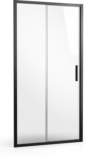 Ravak Blix Slim uși de duș 110 cm culisantă negru mat/sticlă transparentă X0PMD0300Z1