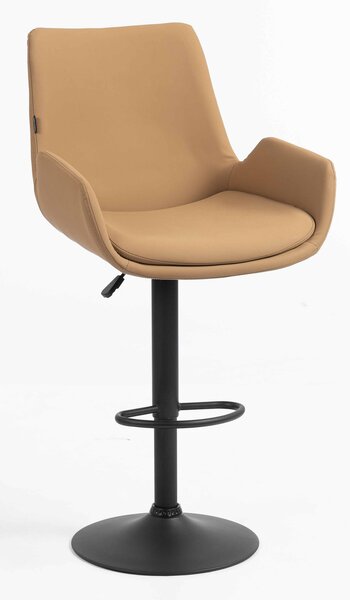 HR240W Scaun Carmel Piele Ecologica Premium Soft cu Bază Neagră