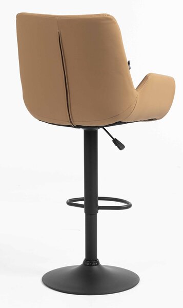 HR240W Scaun Carmel Piele Ecologica Premium Soft cu Bază Neagră