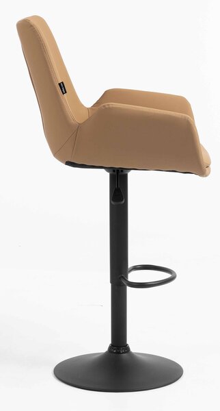 HR240W Scaun Carmel Piele Ecologica Premium Soft cu Bază Neagră
