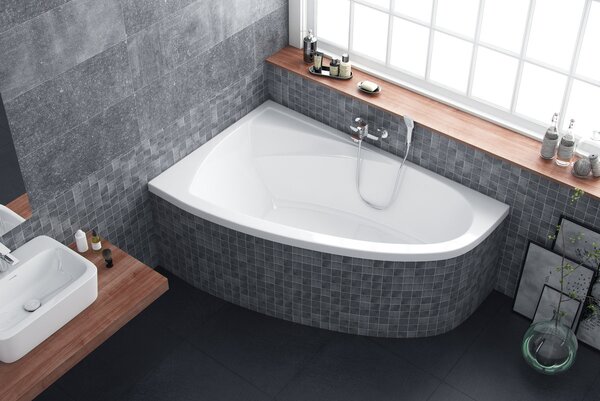Excellent Aquaria Comfort cadă de colț 160x100 cm partea dreaptă alb WAEX.AQP16WH