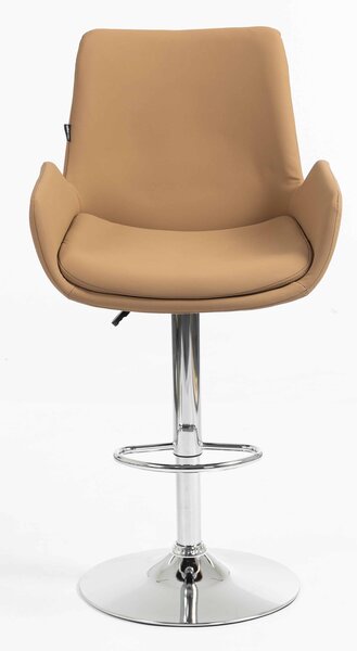 HR240W Scaun Carmel Piele Ecologica Premium Soft cu Bază Cromata