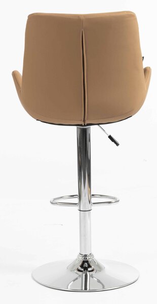 HR240W Scaun Carmel Piele Ecologica Premium Soft cu Bază Cromata
