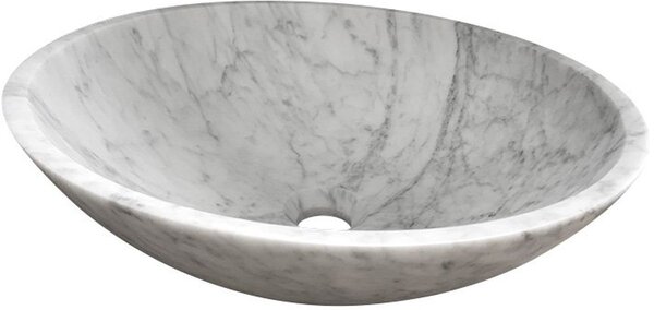 Sapho Blok lavoar 42x42 cm rotund de blat alb mat 2401-42