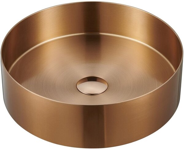 Sapho Aurum lavoar 38x38 cm rotund de blat satinat/perlat AU301
