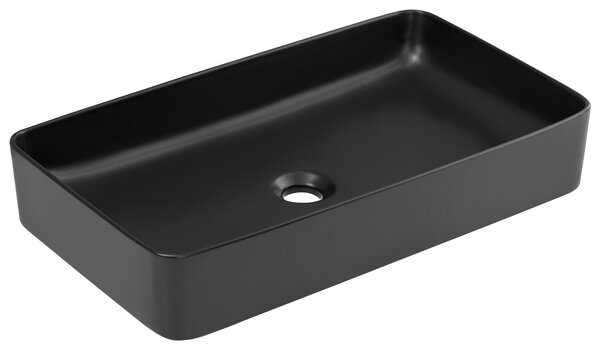 Comad Slim 2 lavoar 61x34 cm dreptunghiular de blat negru mat UM-6275SLIM60BLACKDP
