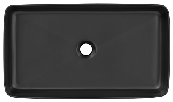 Comad Slim 2 lavoar 61x34 cm dreptunghiular de blat negru mat UM-6275SLIM60BLACKDP