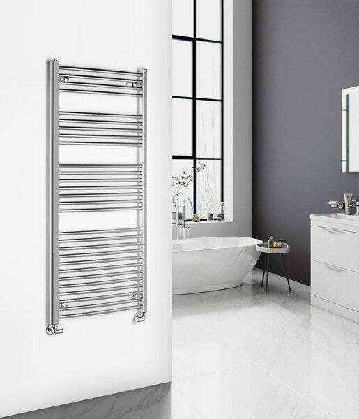 Aqualine Alya calorifer de baie scară 142x60 cm crom LLC204