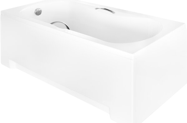 Besco Aria Plus cada dreptunghiulară 130x70 cm alb #WAA-130-PU