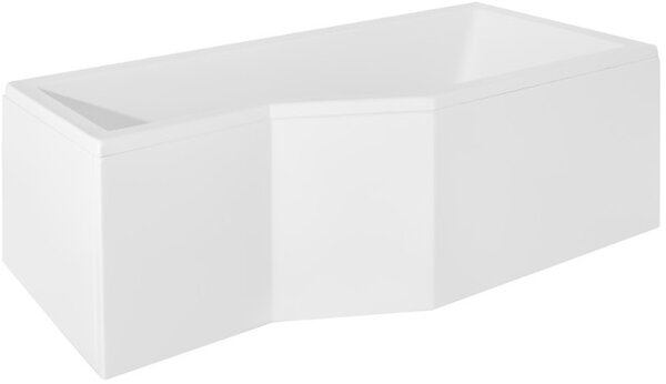 Besco Integra cadă de colț 150x75 cm partea dreaptă alb #WAI-150-PP