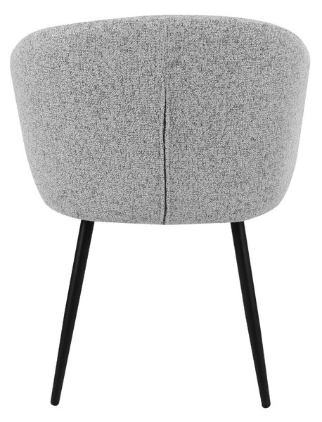 Scaun de dining Arco, gri