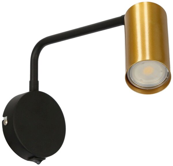 Candellux Tina lampă de perete 1x15 W negru-auriu 21-76816