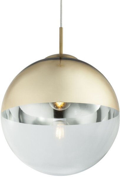 Globo Lighting Varus lampă suspendată 1x40 W transparent-auriu 15857