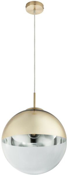 Globo Lighting Varus lampă suspendată 1x40 W transparent-auriu 15857