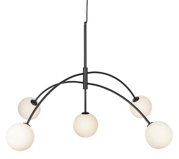 Markslöjd Heaven lampă suspendată 5x28 W alb-negru 107560