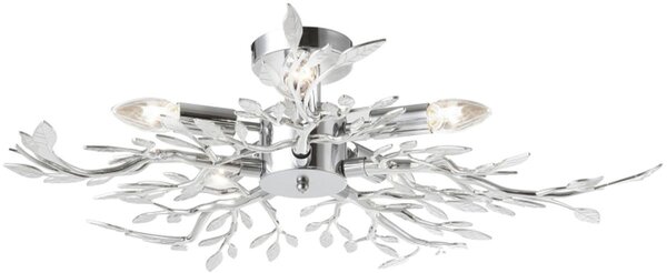 Globo Lighting Flash lampă de tavan 5x40 W crom 68541-5