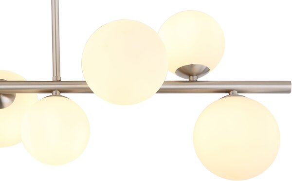 Globo Lighting Riha lampă de tavan x3.5 W sticla opal-nichel 56140-9D