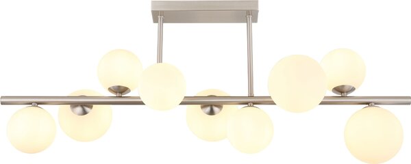Globo Lighting Riha lampă de tavan x3.5 W sticla opal-nichel 56140-9D