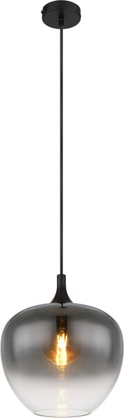 Globo Lighting Maxy lampă suspendată 1x40 W negru-fumuriu 15548H1