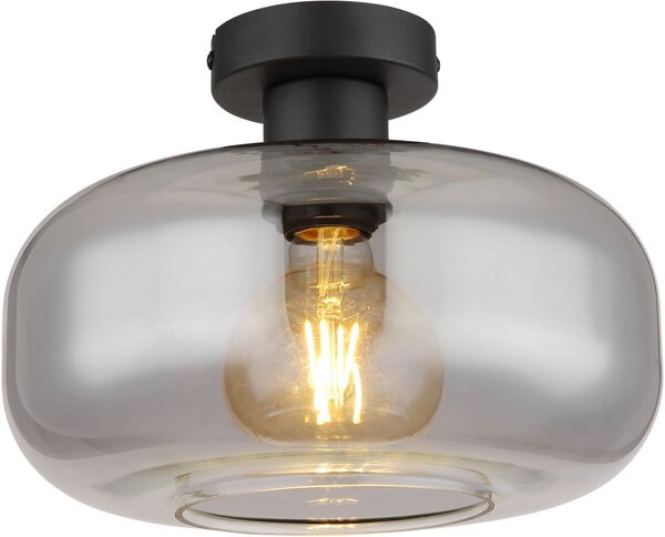 Globo Lighting Giuseppe lampă de tavan 1x40 W negru-fumuriu 15566D
