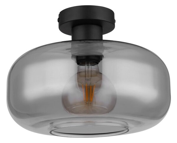 Globo Lighting Giuseppe lampă de tavan 1x40 W negru-fumuriu 15566D