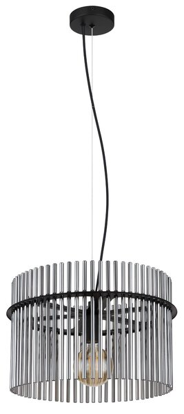Globo Lighting Gorley lampă suspendată 1x60 W negru-fumuriu 15698H