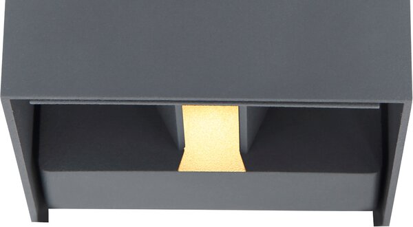 Globo Lighting Veronika aplica exterior 1x6 W antracit 34168