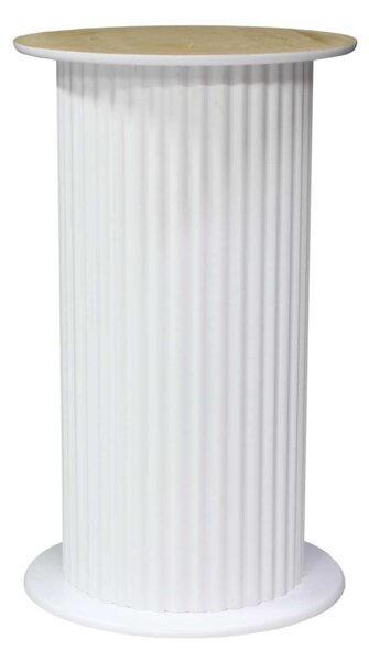 Masă fixă bucătărie Amara Slim Alb, Blat din PAL, Picioare din MDF, 180 x 90 x 75 cm