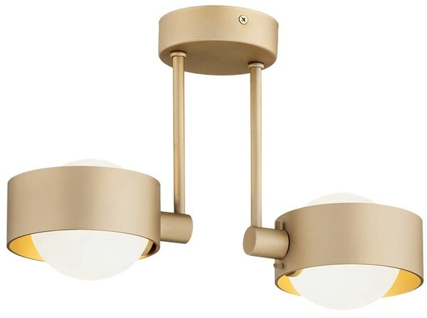 Argon Massimo Plus lampă de tavan 2x6 W alb-auriu 7215