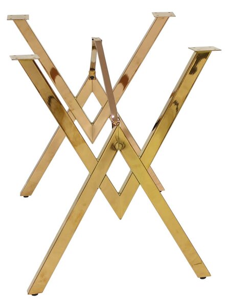 Masă fixă bucătărie Arta Albă, Blat din PAL , Picioare metalice Gold Rose , 120 x 70 x 75 cm