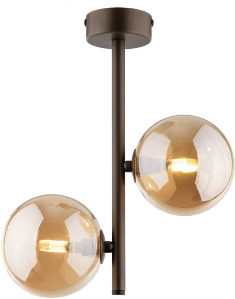 TK Lighting Esme lampă de tavan 2x6 W maro 4528