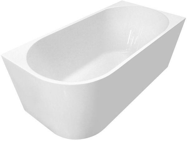 Aqualine Tibera cadă de perete 140x70 cm alb E1055
