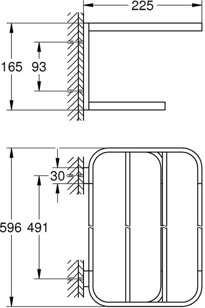 Grohe Selection raft prosoape crom 41066000