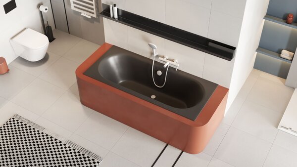 Excellent Oceana cadă dreptunghiulară slim 170x75 cm WAEX.OCE17ANMS