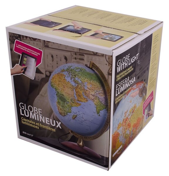 Glob geografic Lumierissimo iluminat 30 cm