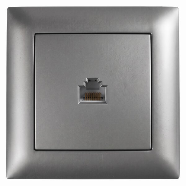 Priză RJ45 cu Ramă OSTE JNH010-S GREY