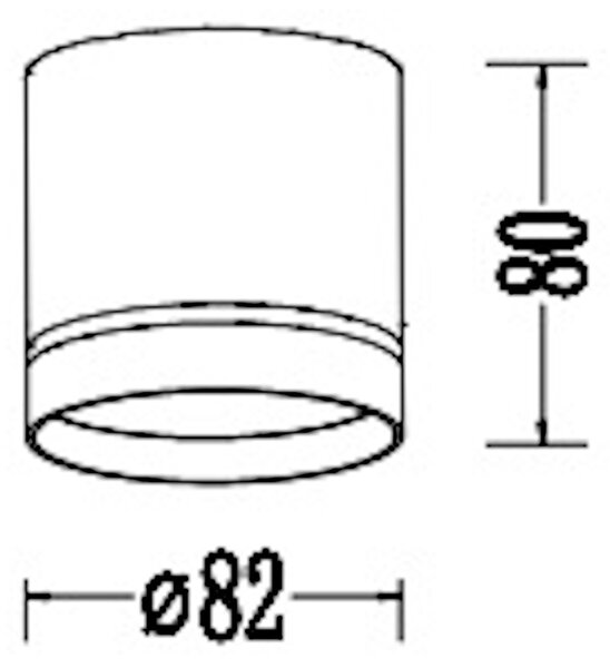 Light Prestige Kendal lampă de tavan 1x7 W negru LP63311SMR1BKmovable