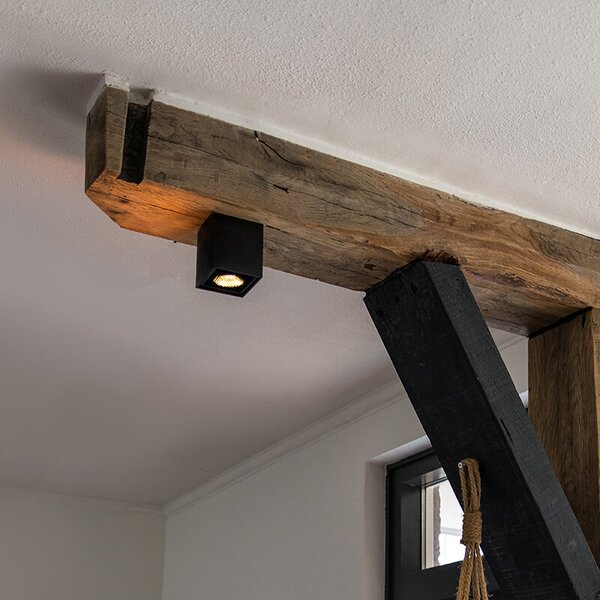 Spotlight de design negru - Qubo Honey