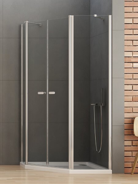 New Trendy New Soleo cabină de duș 100x80 cm crom luciu/sticlă transparentă K-0611