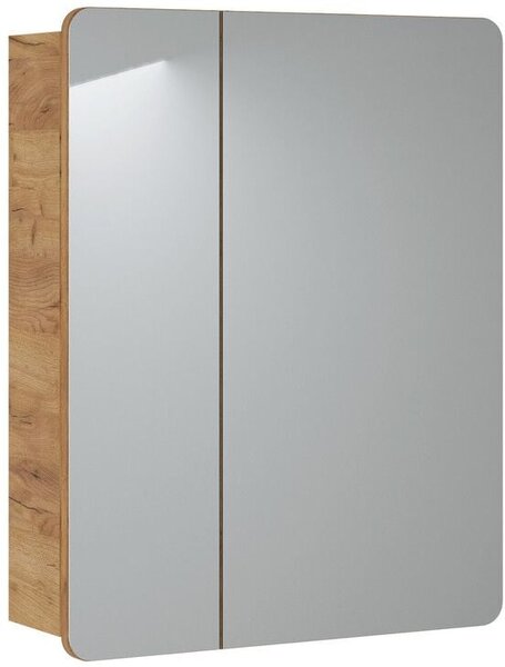 Comad Aruba dulap 60x16x75 cm cu oglinda stejar ARUBA 841 -60CM FSC