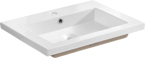 Comad Spirit lavoar 61x46 cm dreptunghiular mobilier alb luciu UM-8070 SPIRIT 60 DP