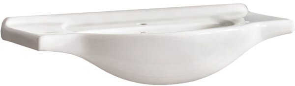 Comad Vintage lavoar 85x49 cm semicircular mobilier alb luciu UM- CFP 85 DP(YS27201-85)