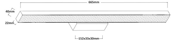 Light Prestige Aqua lampă de perete 1x20 W negru LP-987/1W M BK