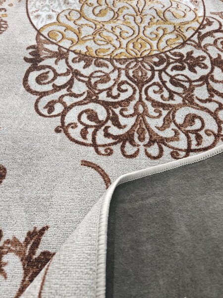 Traversa Model Print Zara 01506, Diverse Latimi, Gri 60 x 200, Dreptunghi
