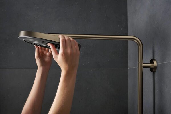 Hansgrohe Pulsify S Puro set de duș perete cu termostat cu duș de ploaie || 24222140