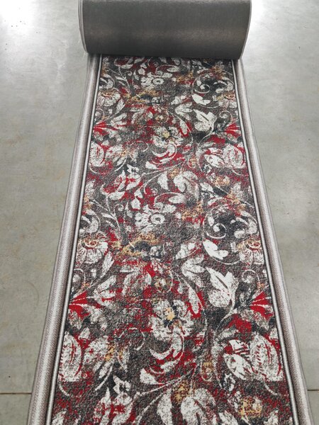 Traversa Model Print Zara 01578, Diverse Latimi, Gri 60 x 200, Dreptunghi