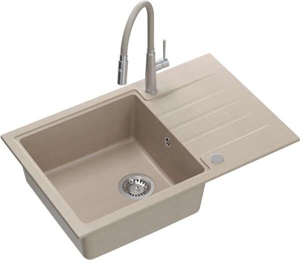 Quadron Peter chiuveta cu baterie bej/oțel HCQP7850BEZK_3922505BSBE
