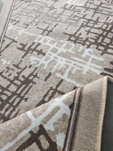 Traversa Model Print Zara 01319, Diverse Latimi, Beige 60 x 200, Dreptunghi
