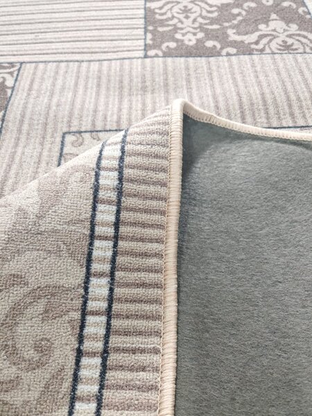 Traversa Model Print Zara 00744, Diverse Latimi, Beige 60 x 200, Dreptunghi